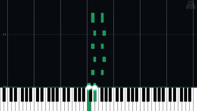 Level 2 (Wing Dungeon) - The Legend of Zelda - Easy Piano Tutorial смотреть онлайн