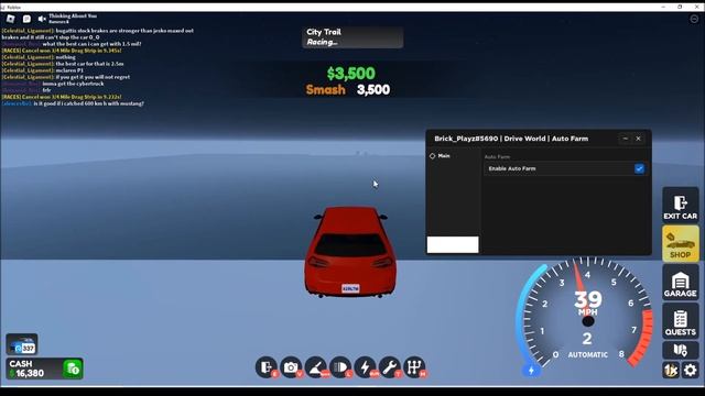 Roblox Drive World Script (AutoFarm, 400k Every Hour) смотреть онлайн