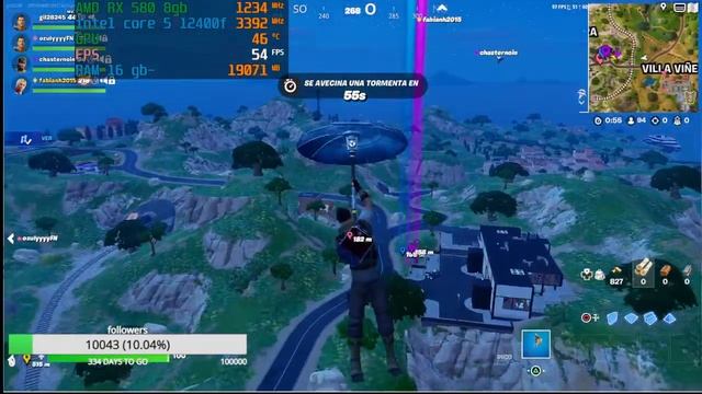 AMD RX580 8GB + intel core i5 12400f Fortnite | performance mode | 60fps | 1080p смотреть онлайн