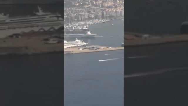 Finals For Palma Airport + birds eye view Magaluf & Palma Nova. смотреть онлайн