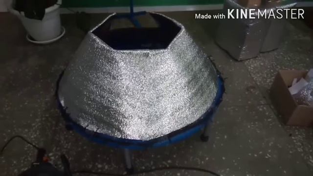 Летающая тарелка своими руками. Работа супруги. смотреть онлайн