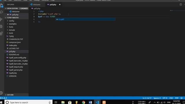 Generate PDF with Image in PHP смотреть онлайн