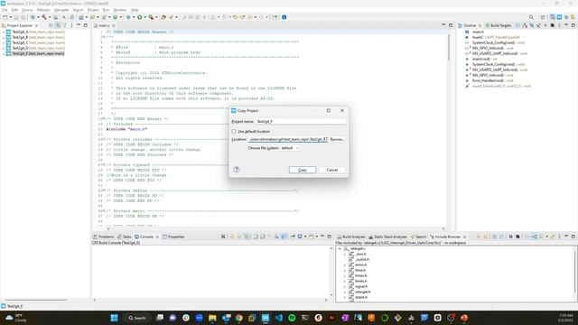 STM32 Cube IDE Copying Git Projects смотреть онлайн
