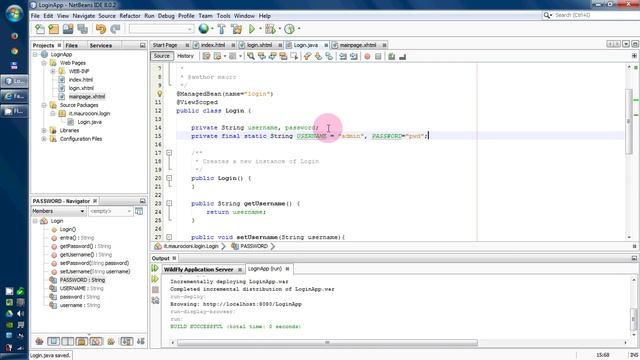 J2EE video tutorial #3: managed bean di tipo view e session e creazione di una pagina dinamica смотреть онлайн