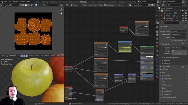 Bake Textures From One UV Map to Another UV Map (Blender Tutorial) смотреть онлайн