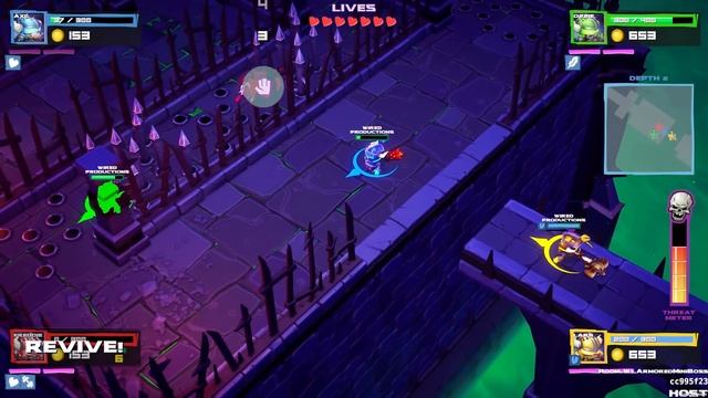 Super Dungeon Bros Co-Op Gameplay - Let's Play 4-Player Super Dungeon Bros With Jane and Andy смотреть онлайн