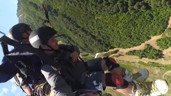 Полет на параплане. Сочи, Красная поляна, Роза Хутор