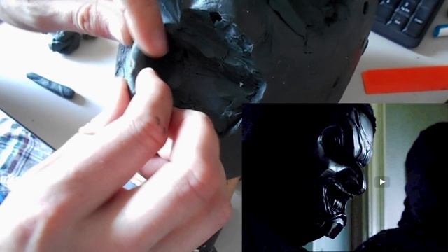 О пользе лепки или как сделать симметрию в скульптуре маски Демоны Они смотреть онлайн