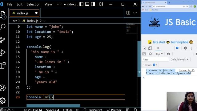 String Literal in JavaScript || template literals in detail || concept of interpolation || String() смотреть онлайн