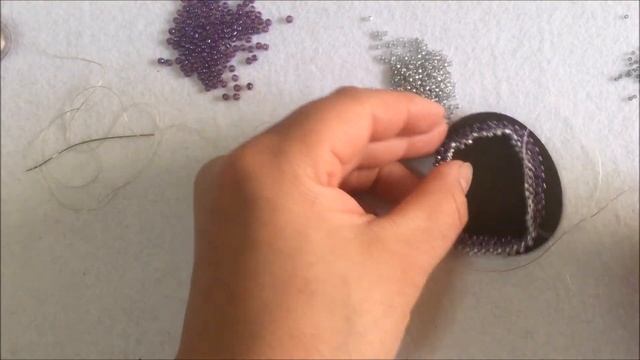 Оплетение кабашона МК смотреть онлайн