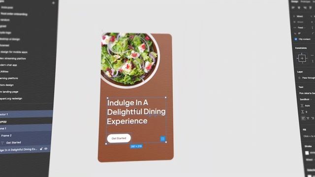 Experience the Flavorful Food App Onboarding in Figma смотреть онлайн