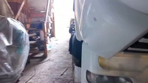 как снять вискомуфту на Даф 105. Часть 1