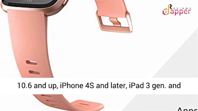 Best Smartwatch 2020 Fitbit Versa Smart Watch, Peach Rose Gold Aluminium смотреть онлайн