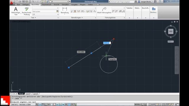 AutoCAD 2012: Multifunktionsgriffe (Linien / Bemaßungen) смотреть онлайн