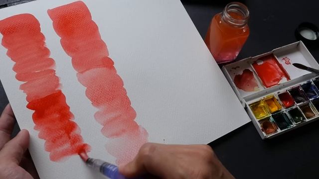 Waterbrushes vs normal brushes for watercolor смотреть онлайн