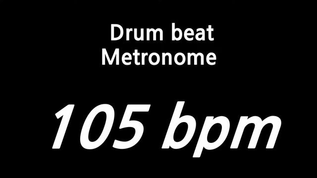 105 bpm metronome drum смотреть онлайн