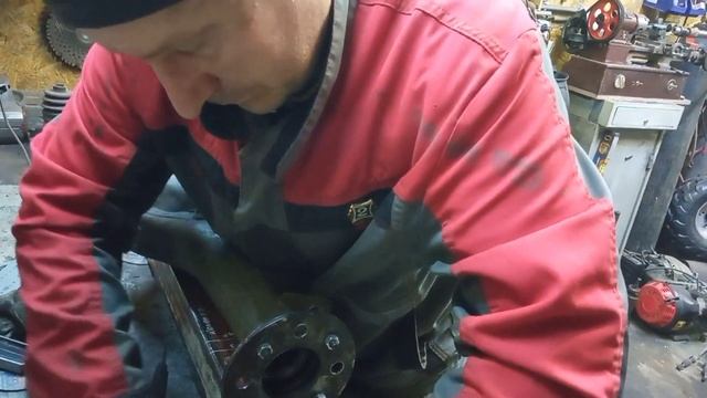 Укоротить мост для мини трактора? Легко!!! С этим станком можно все! Своими руками. смотреть онлайн