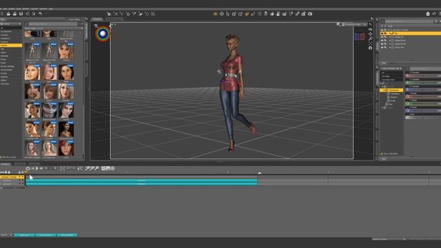 Daz3d Tutorial: Making a Moving Animation Become Stationary смотреть онлайн