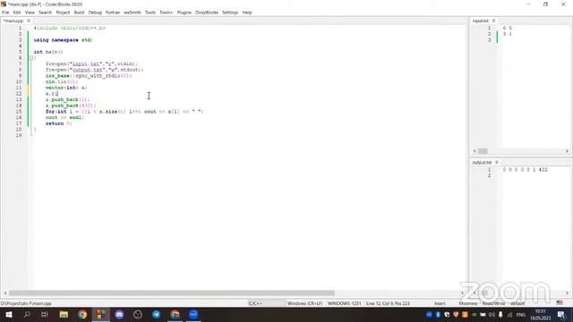 F4. С++: функции. Рекурсия. Составные типы данных (struct) смотреть онлайн