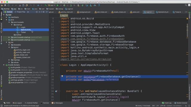 5- Android Kotlin Twitter App: Add post смотреть онлайн