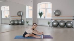 Растяжка большой ягодичной мышцы.