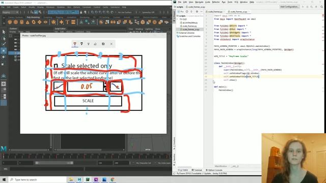 Writing a Keyframe Scaling Tool in Maya using Python. Part 2. смотреть онлайн