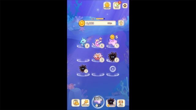Merge Fish - Magic Aquarium & Win Money (Gameplay Android) смотреть онлайн