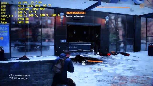 The Division - Phenom X4 - 6GB - GTX 750 Ti - 1080p Test смотреть онлайн