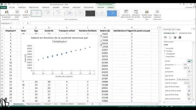Nuage de points avec Excel 2013 смотреть онлайн