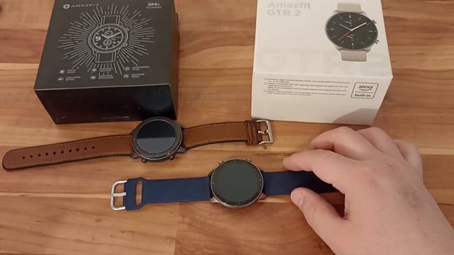 Amazfit GTR в сравнении с Amazfit GTR 2