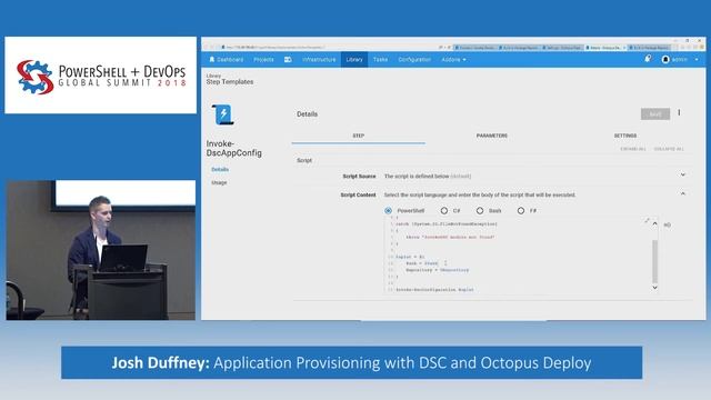 Application Provisioning with DSC and Octopus Deploy by Josh Duffney смотреть онлайн