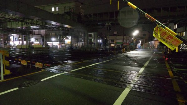 2K・ Прогулка по ночному Сибамата с дождём