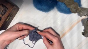 Убавка петель вправо в английской резинке