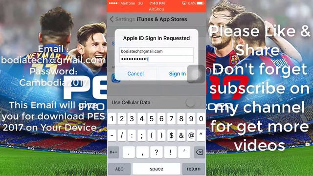 How to download PES 2017 on iOS Free | pes 2017 iphone | pes 2017 mobile смотреть онлайн