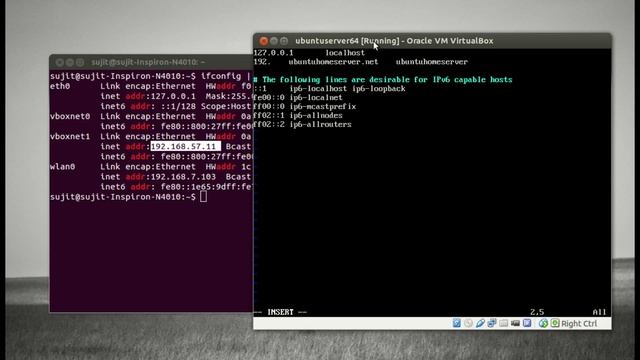 Networking in between Ubuntu Server and Ubuntu Desktop using Virtualbox смотреть онлайн