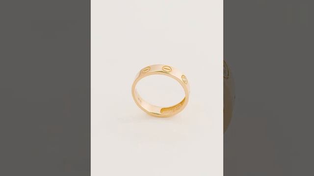 Золотое кольцо с фианитами в стиле Cartier смотреть онлайн