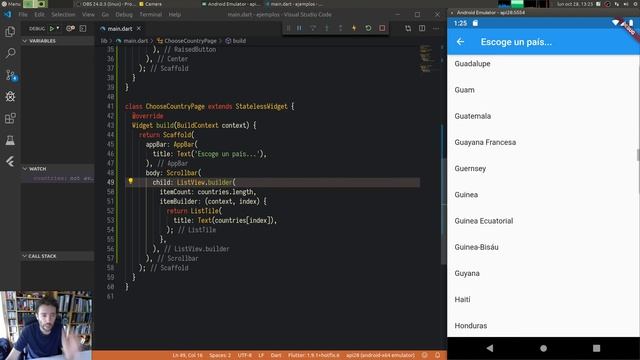 Flutter 35: CountryList смотреть онлайн