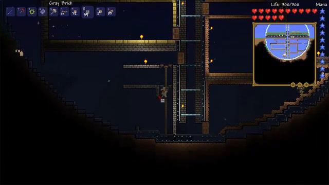 Terraria 1.2 Let's Play BONUS Base Construction 2 смотреть онлайн