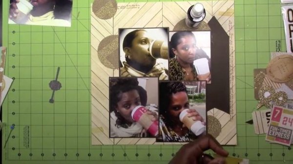 SCRAPBOOKING PROCESS CRAFT MARKET YES COFFEE  #46