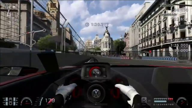 GT6 Seasonal TimeTrial - Volkswagen GTi Roadster Vision Gran Turismo - 1:21,120 - HUN HD смотреть онлайн