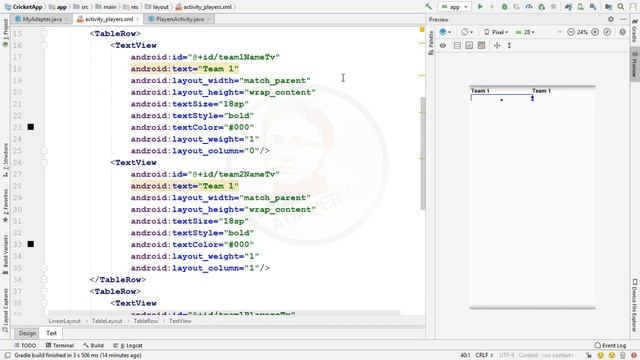 Cricket App Part 03 – Android Studio – Java смотреть онлайн