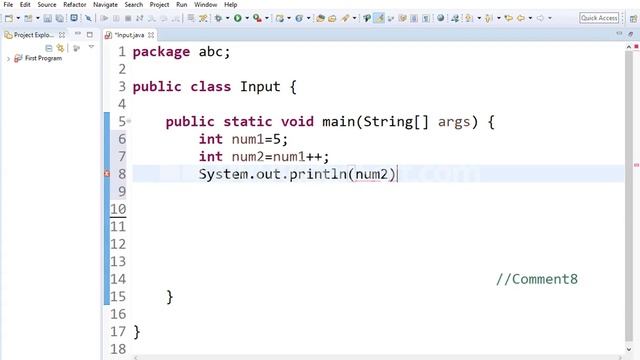 Pre and Post Increment Java смотреть онлайн