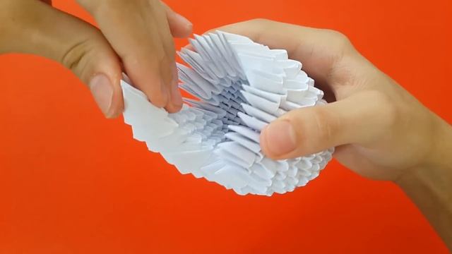 3D Origami Kakadu Papağanı Yapımı (3D Origami Cockatoo  Parrot)