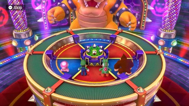 Mario Party 10 Bowser Party #795 Toadette, Luigi, Yoshi, Donkey Kong Mushroom Park Master Difficult смотреть онлайн