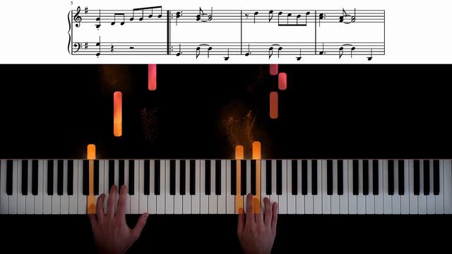 La Cucaracha - Piano Cover + Sheet Music смотреть онлайн
