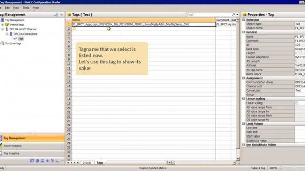 WinCC: Connect to OPC UA Server