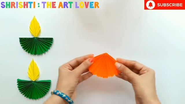 Beautiful Paper Diya Making At Home / diwali decoration ideas / diya making by paper /DIY paper diy смотреть онлайн