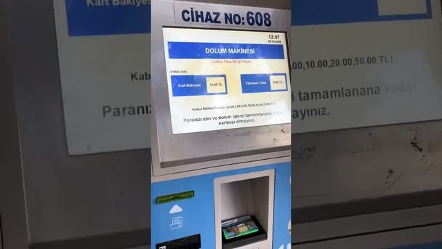 Закидываем деньги на автобусную карту/проездной Анталия смотреть онлайн