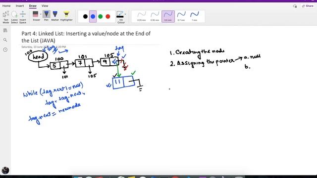 Technical Interview: Part 4: Linked List - Inserting a node at the end of the Linked List смотреть онлайн