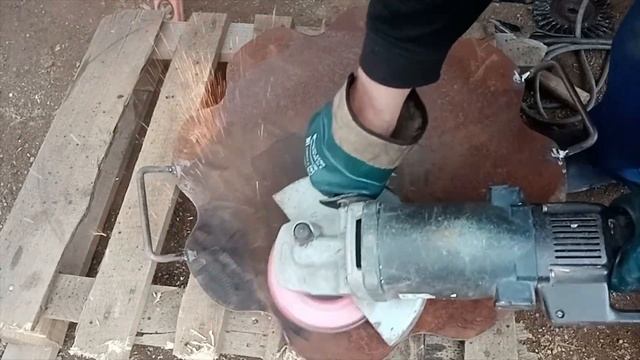 Сковорода Садж из диска от бороны смотреть онлайн